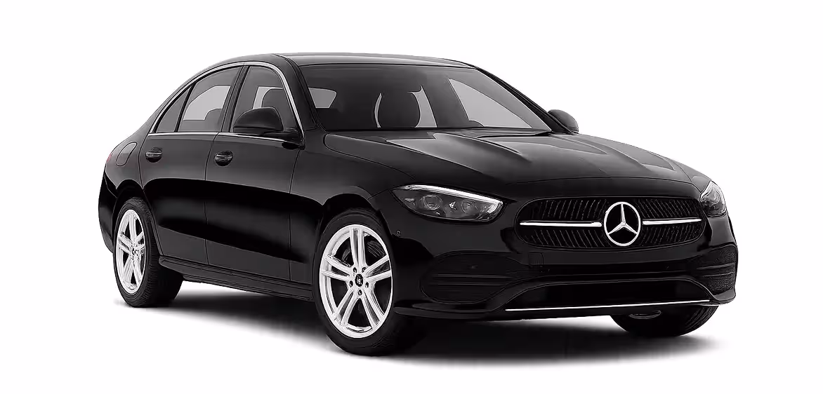 Mercedes Benz E-Class, BMW 5 Series, or similar.